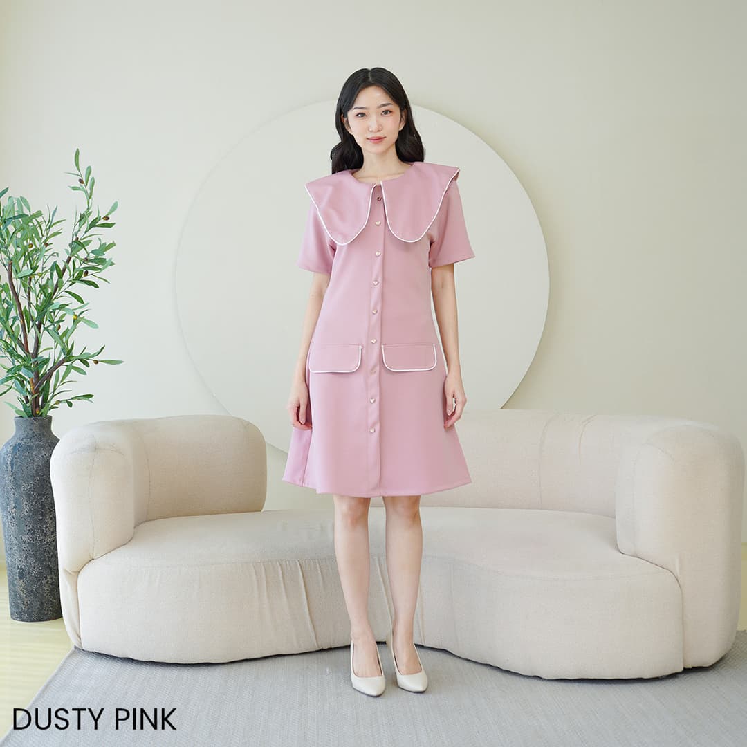 Dress Kerah Rebah Ivana