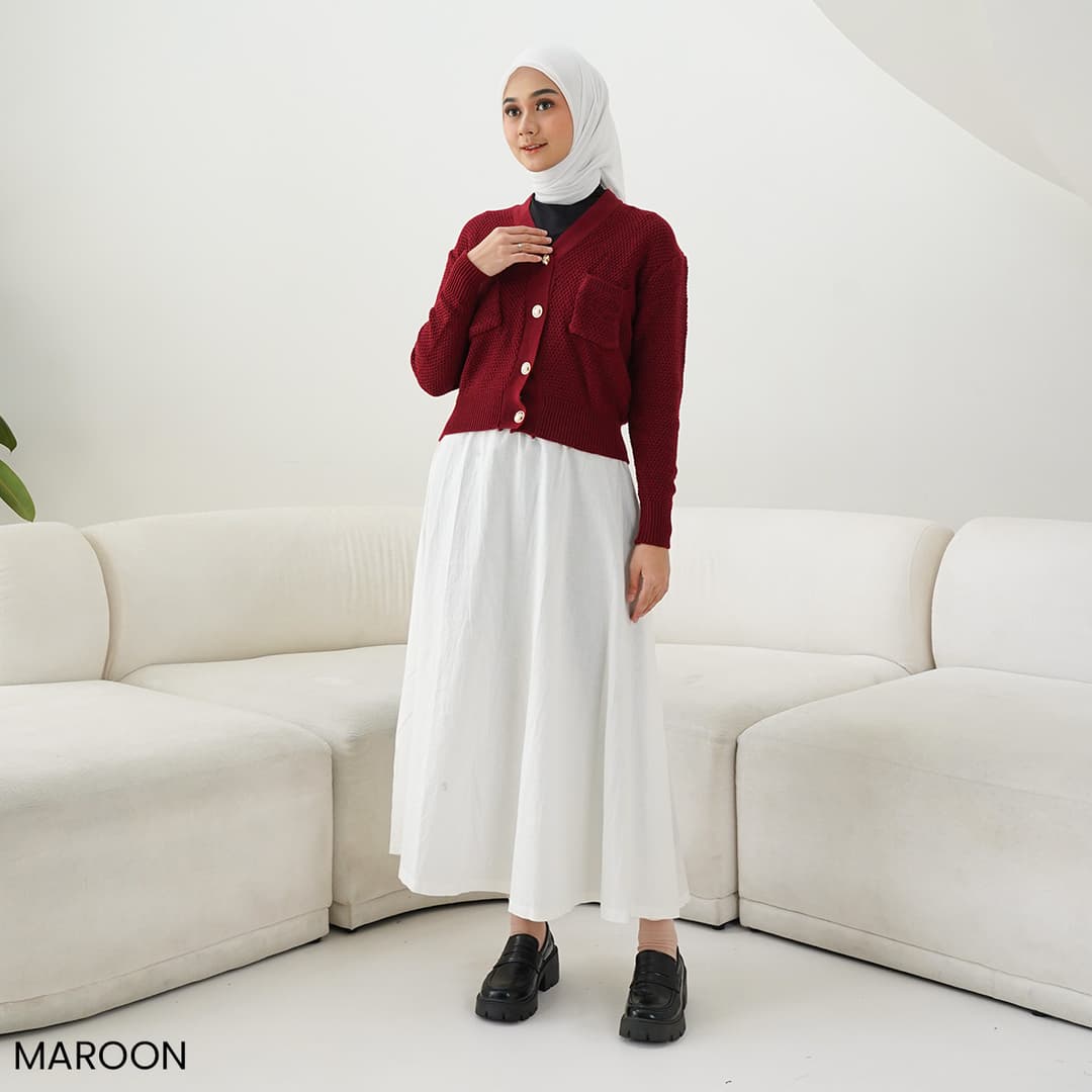 Cardigan Rajut Texture Haru