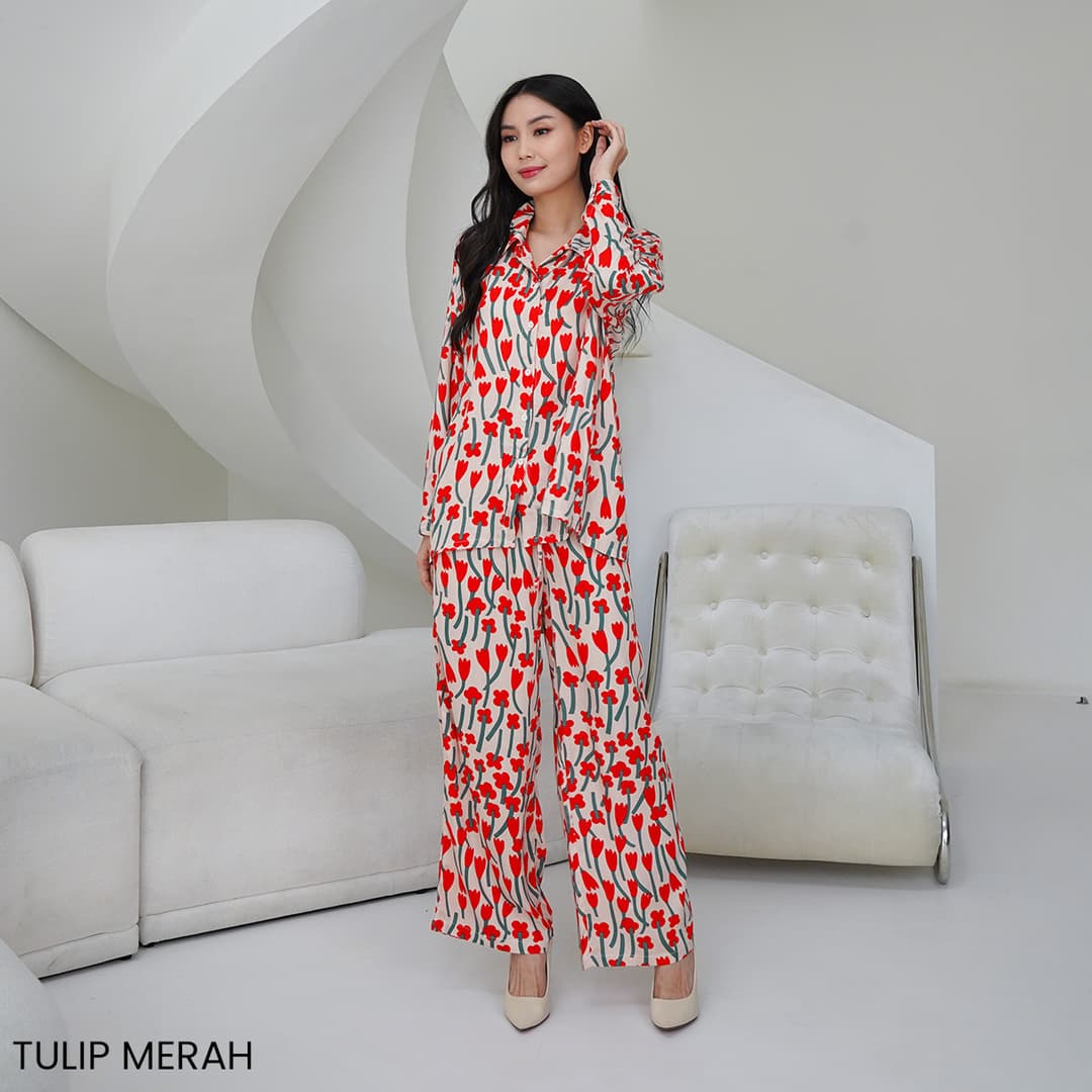 One Set Kemeja Motif Aurel