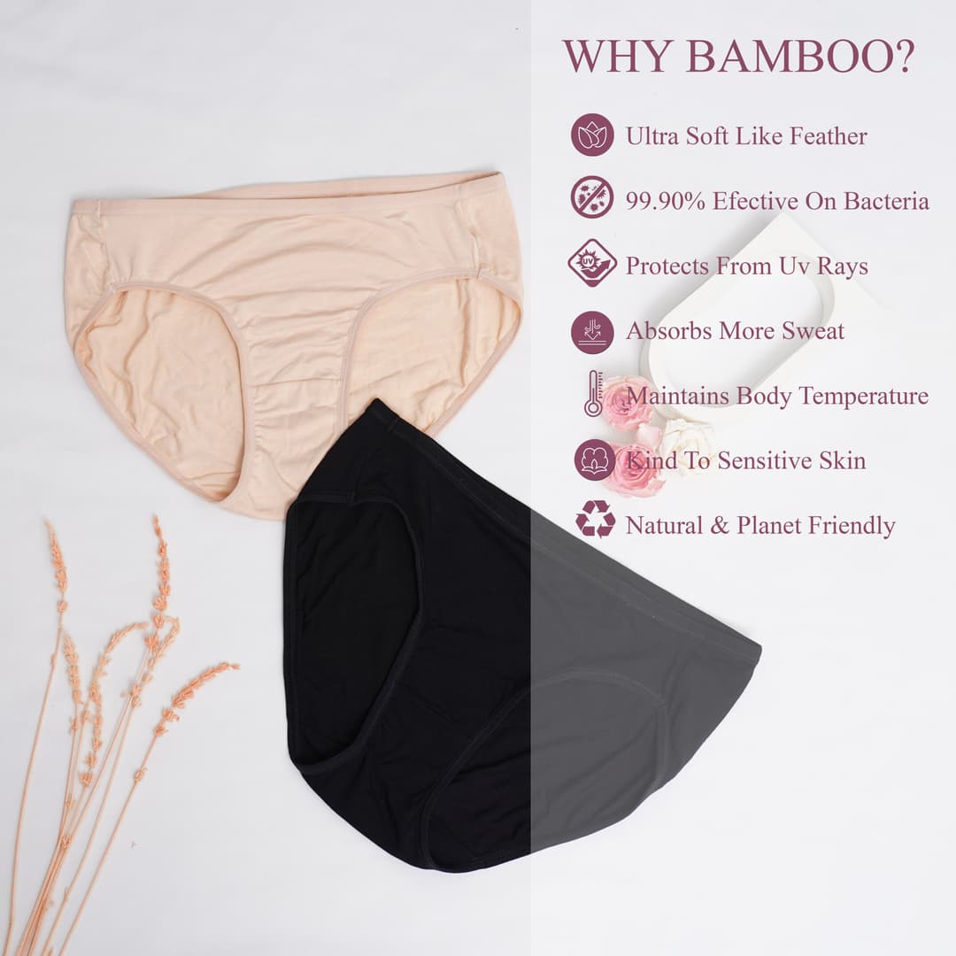 Cayla Panty Pack Cotton Bamboo (Isi 2 pcs)