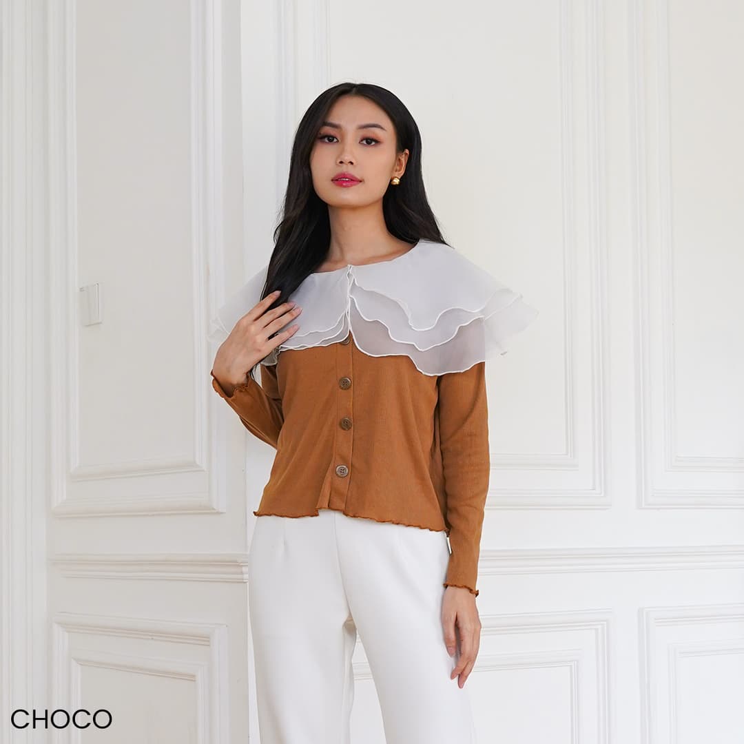 Maya Outer Kerah Rebah