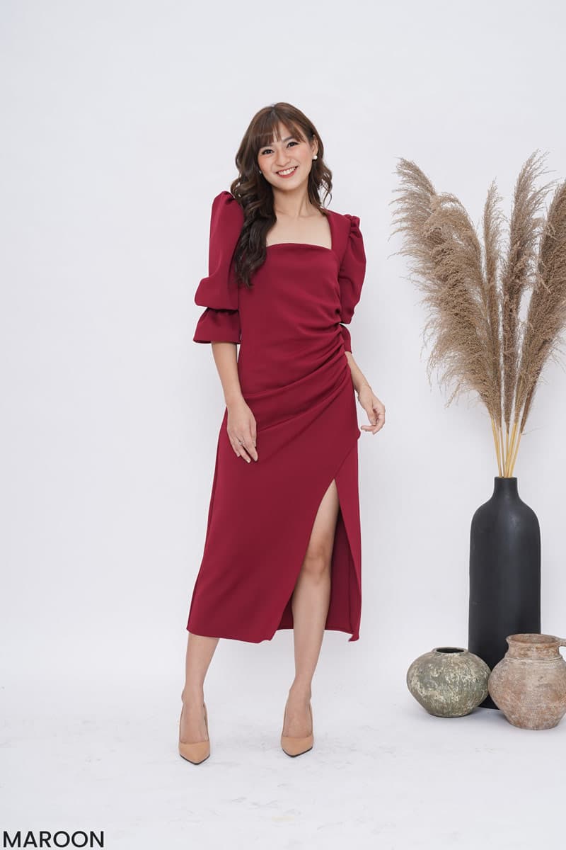 Maxi Dress Pink Berry