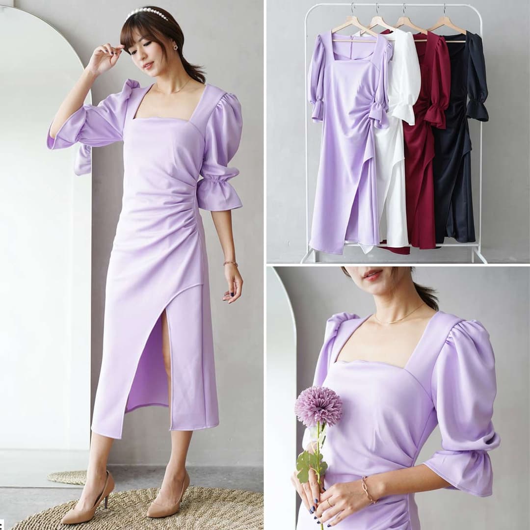 Maxi Dress Pink Berry