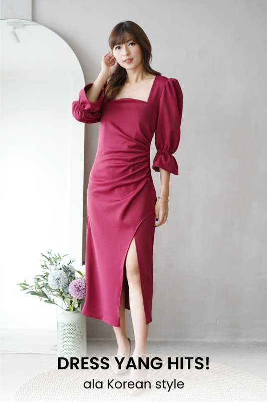 Maxi Dress Pink Berry