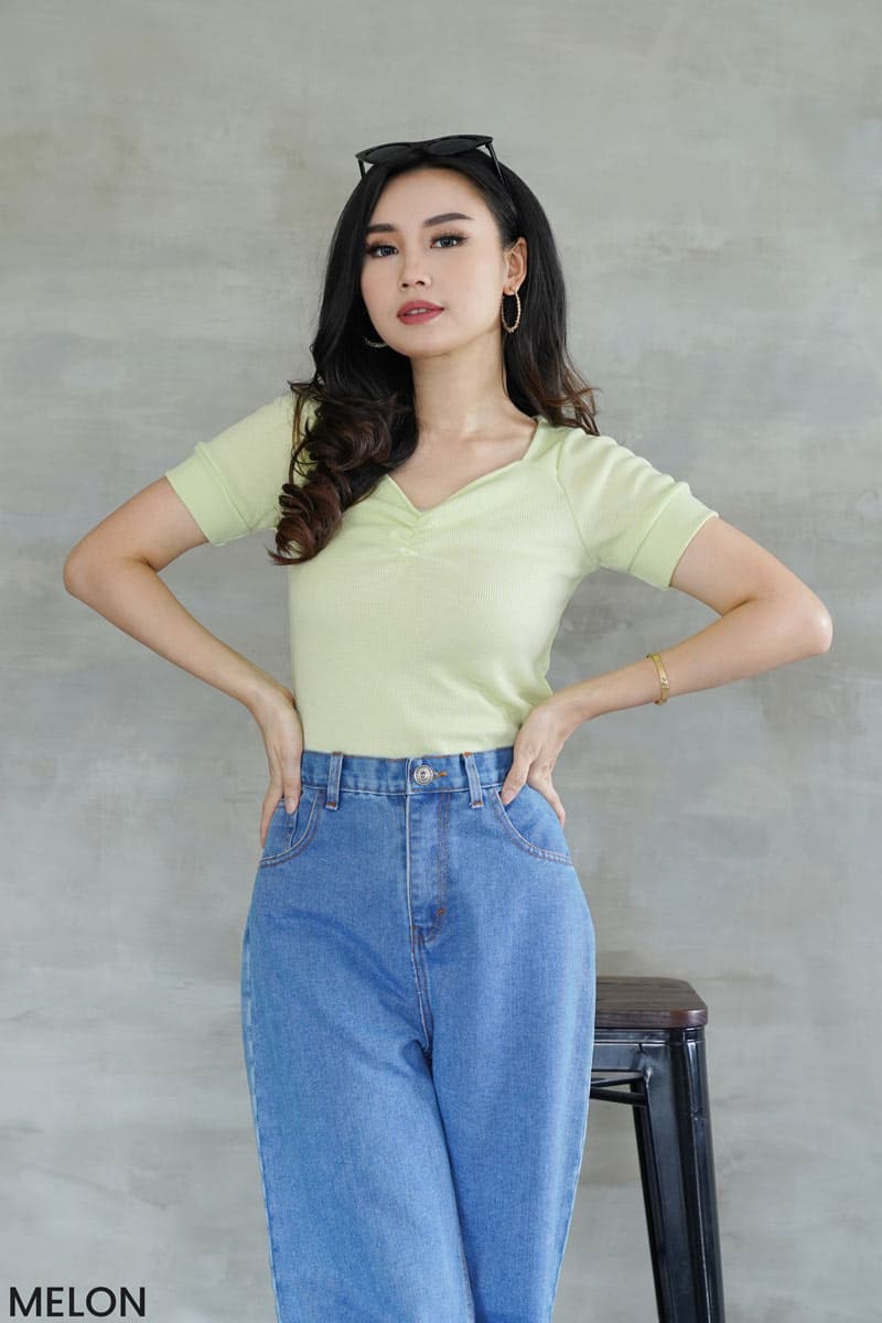 Atasan Wanita Knit Lays