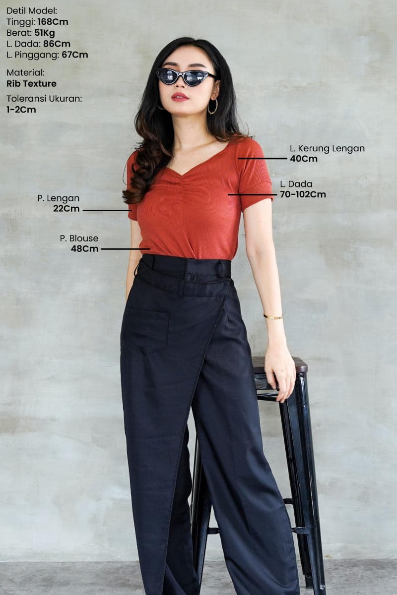 Atasan Wanita Knit Lays