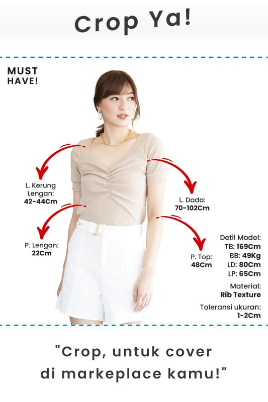 Atasan Wanita Knit Lays