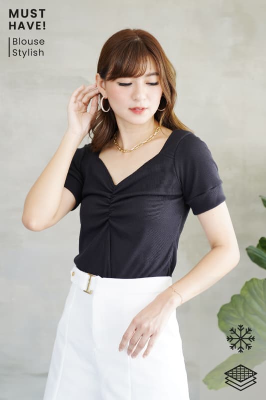Atasan Wanita Knit Lays
