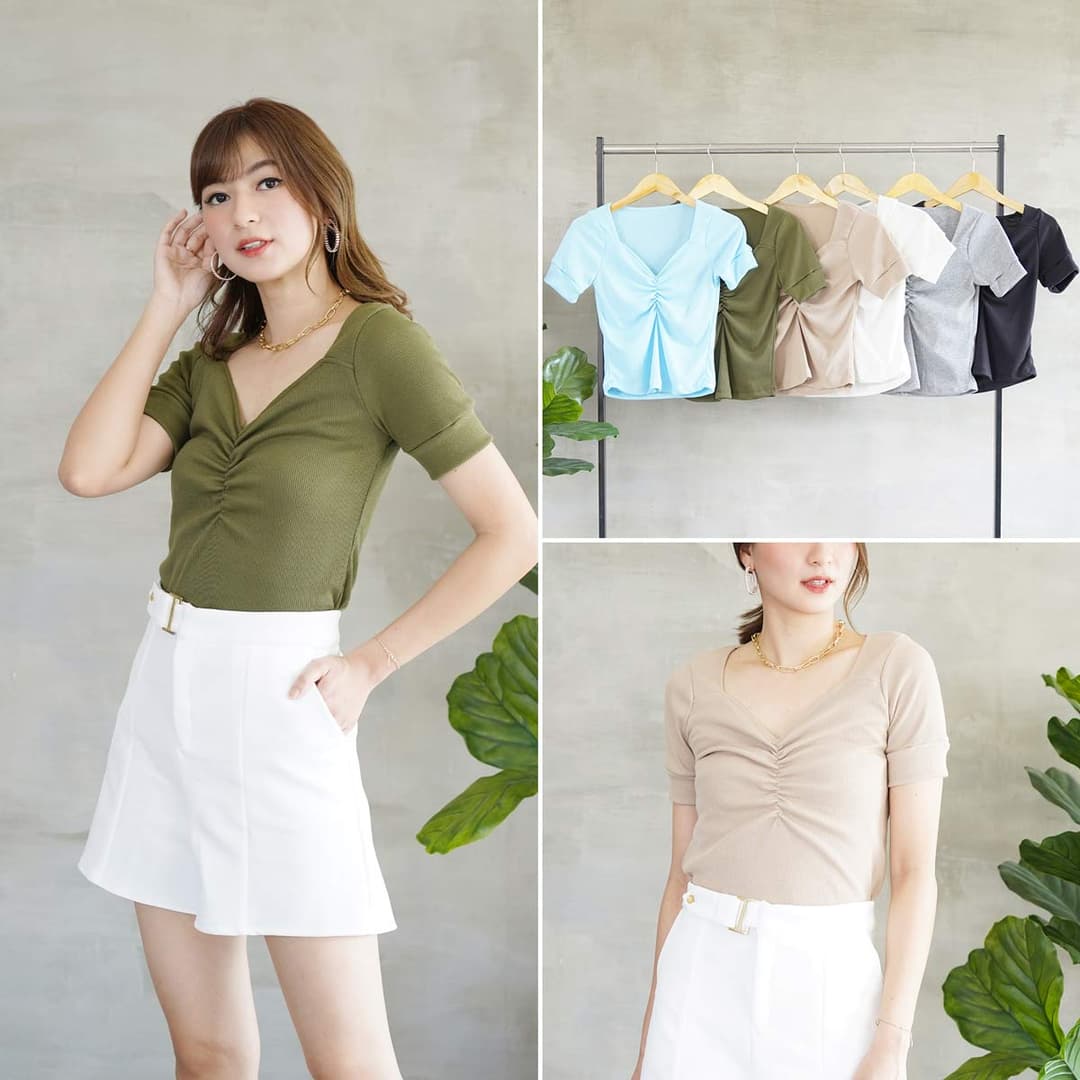 Atasan Wanita Knit Lays