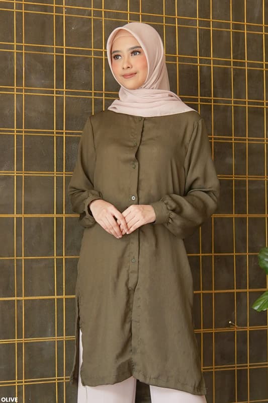 Jihan Crinkle Tunic