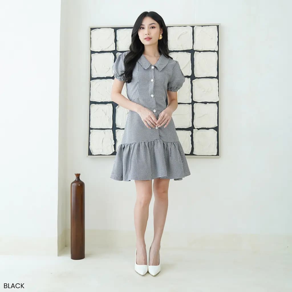 Takara Tweed Midi Dress