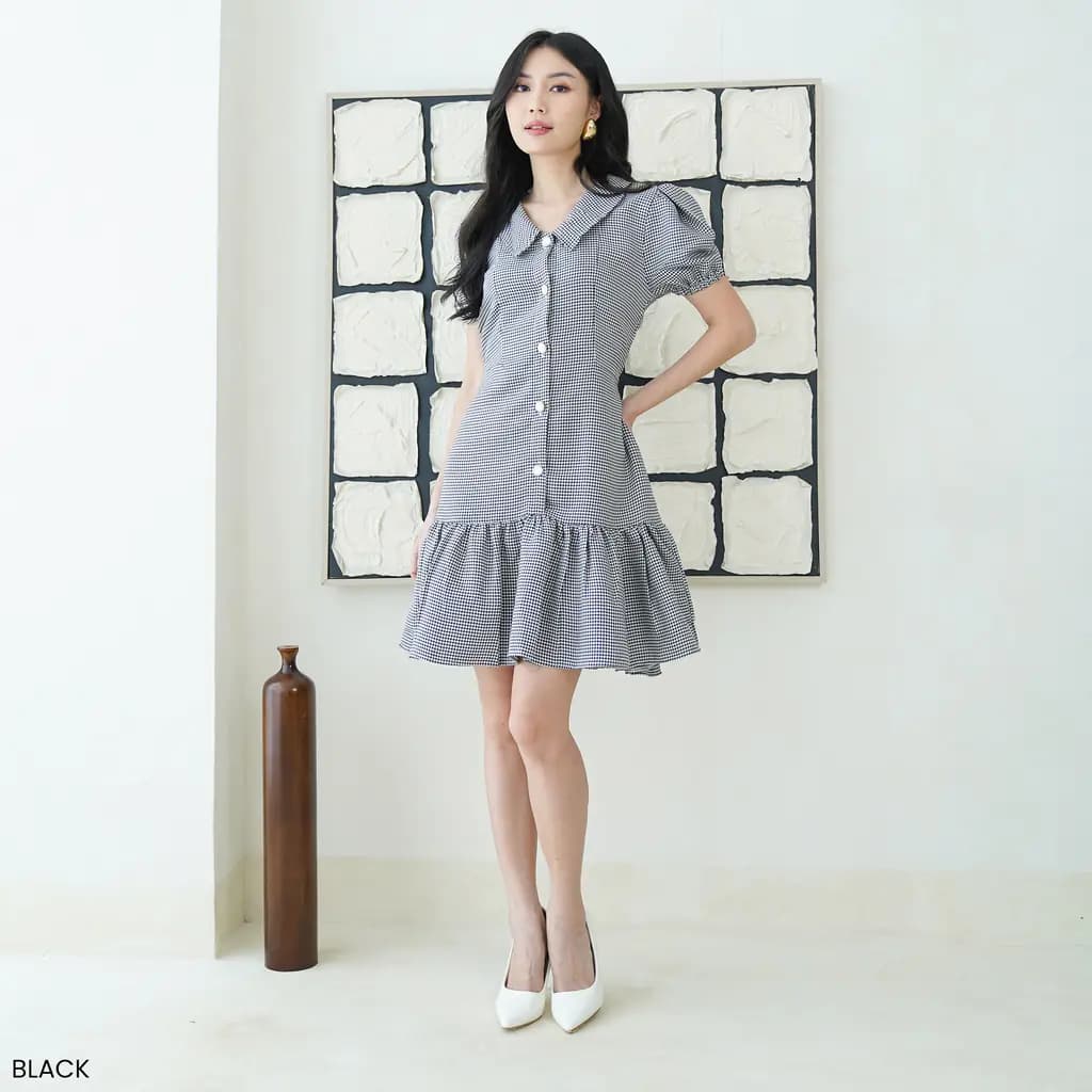 Takara Tweed Midi Dress