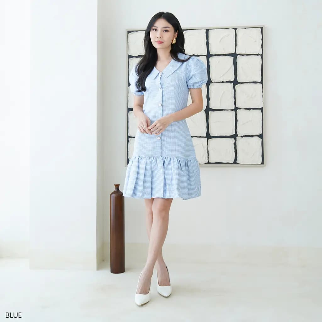 Takara Tweed Midi Dress