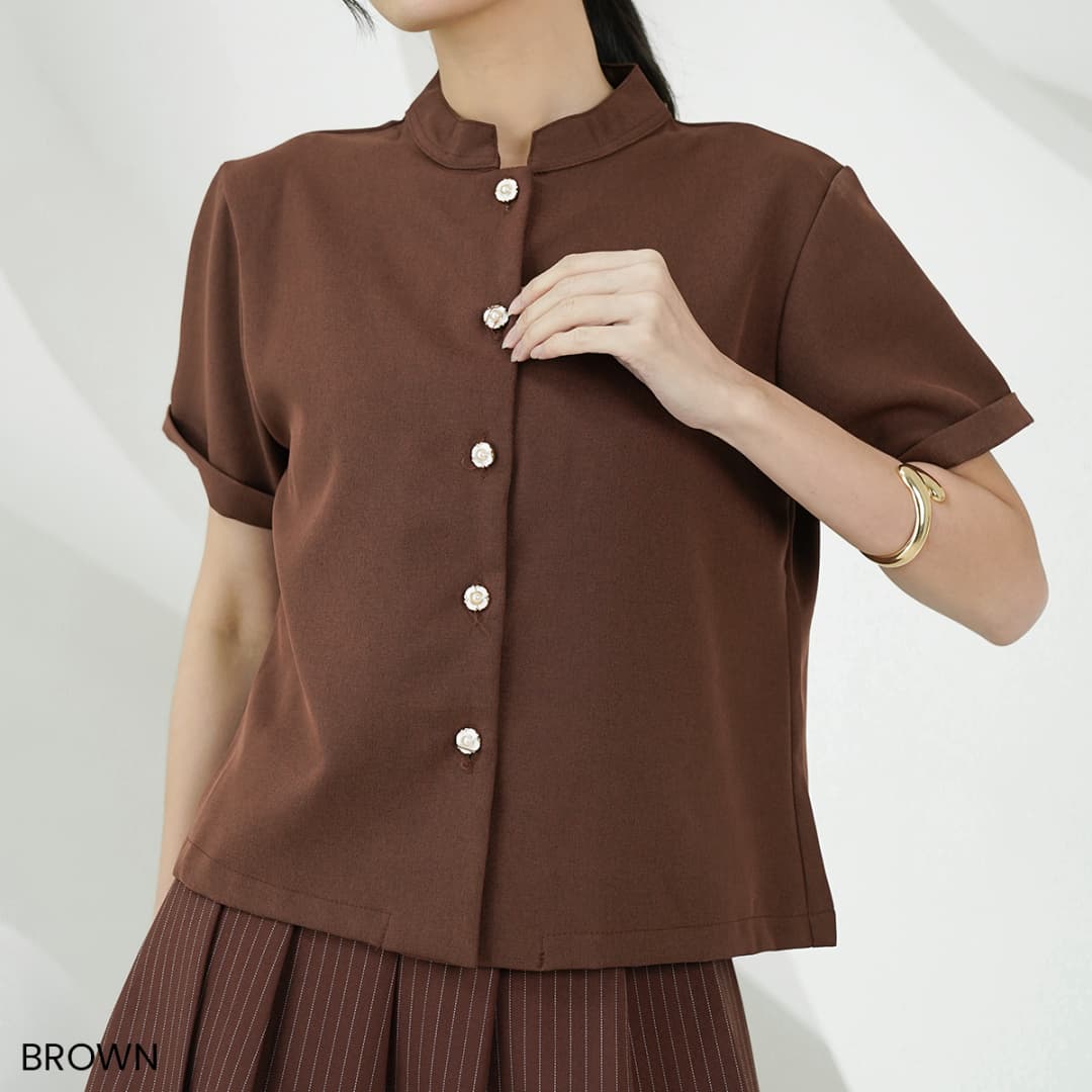 Luci Top Button Semiwool