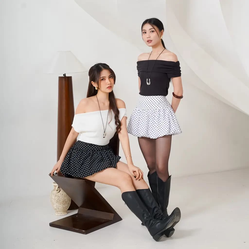 Rok Balon Polkadot Grandy