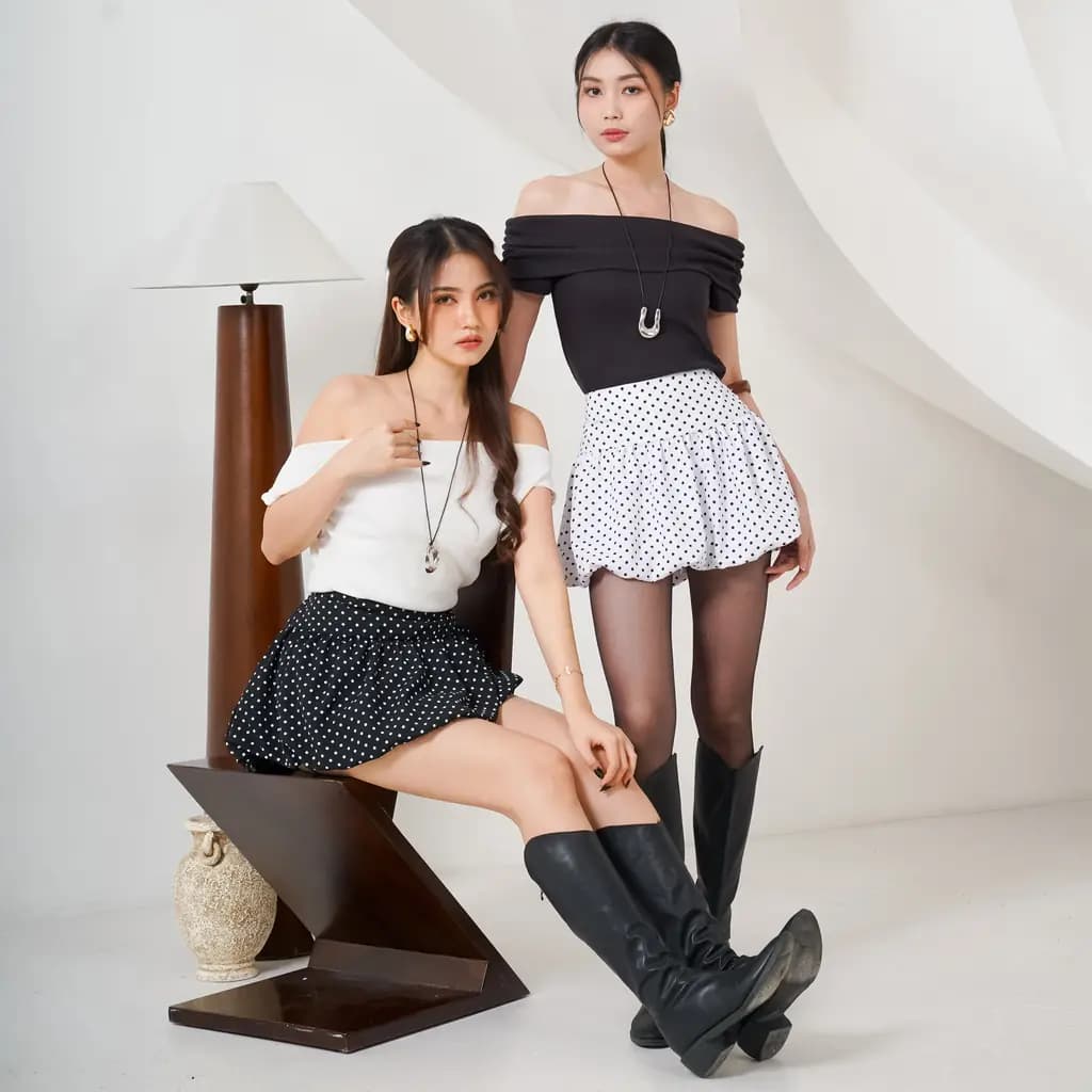 Rok Balon Polkadot Grandy